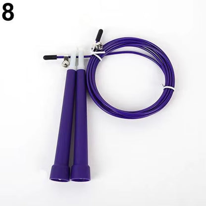 Speed Wire Skipping Adjustable Jump Rope Fitness Sport Exercise Cardio Tool